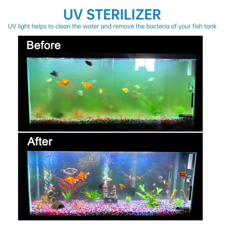 UV-003 3W 紫外線殺菌燈水族消毒燈，歐規插頭，3W