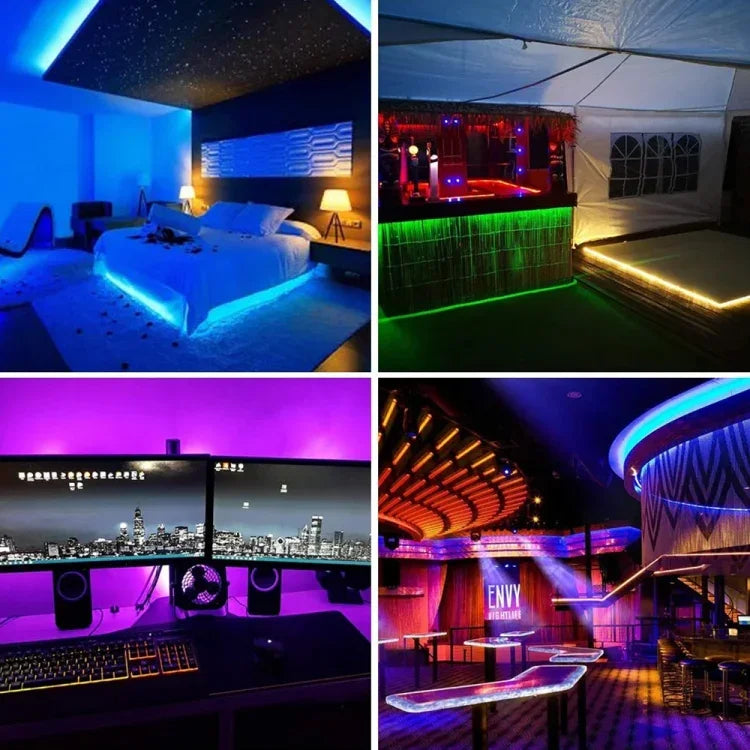 5m 裸板 2030 SMD RGB LED 繩燈，12V，2030 SMD RGB LED 5m 裸板