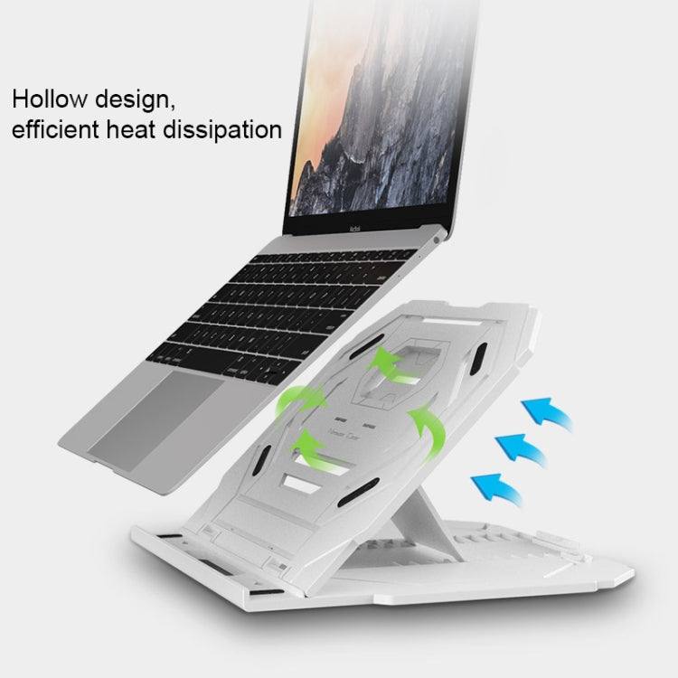 T3 多功能中空設計散熱支架，具 10 級可調角度，適用於筆記型電腦、MacBook、iPad、手機，T3（藍色）、T3（白色）、T3（黑色）、T3（粉紅色）