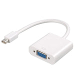 1080P Mini DisplayPort轉VGA線轉接器，Mini DP轉VGA（白色）、Mini DP轉VGA（黑色）