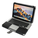 適用於 MacBook Pro 15.4 吋筆記型電腦瘋馬紋橫翻皮套