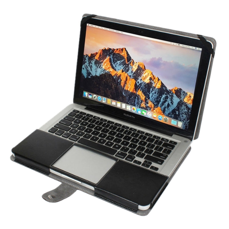 適用於 MacBook Pro 15.4 吋筆記型電腦瘋馬紋橫翻皮套
