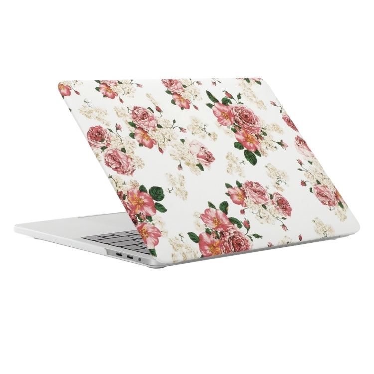 適用於 2016 新款 MacBook Pro 15.4 吋 A1707 中國玫瑰圖案筆記型電腦水貼 PC 保護殼