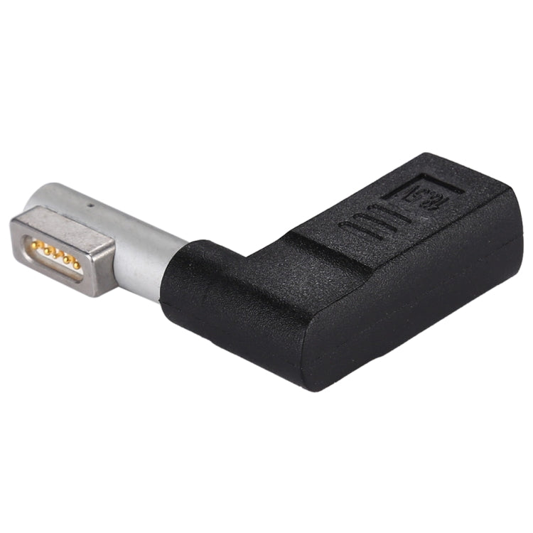 USB-C / Type-C 母頭轉 5 針 MagSafe 1 (L 形) 公頭充電轉接器，Type-C 轉 MagSafe 1
