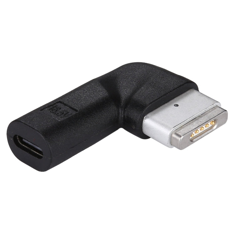 USB-C / Type-C 母頭轉 5 針 MagSafe 2 (T 形) 公頭充電轉接器，Type-C 轉 MagSafe 2