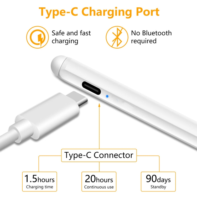 1.4-2.3mm 磁吸設計超細筆尖防止誤觸手寫電容屏觸控筆