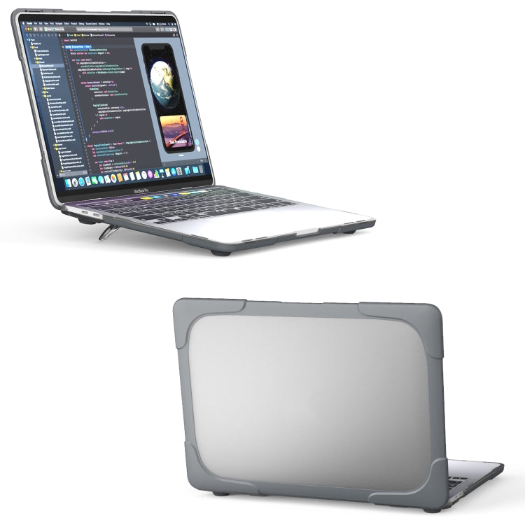 適用於 MacBook Pro 13 吋 2022 & A2289 / A2251 / A2338 2020 PC + TPU 雙色筆記型電腦保護殼