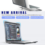 適用於 MacBook Pro 13 吋 2022 & A2289 / A2251 / A2338 2020 PC + TPU 雙色筆記型電腦保護殼