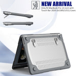 適用於 MacBook Pro 13 吋 2022 & A2289 / A2251 / A2338 2020 PC + TPU 雙色筆記型電腦保護殼