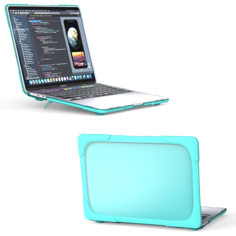 適用於 MacBook Pro 13 吋 2022 & A2289 / A2251 / A2338 2020 PC + TPU 雙色筆記型電腦保護殼
