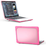 適用於 MacBook Pro 13 吋 2022 & A2289 / A2251 / A2338 2020 PC + TPU 雙色筆記型電腦保護殼