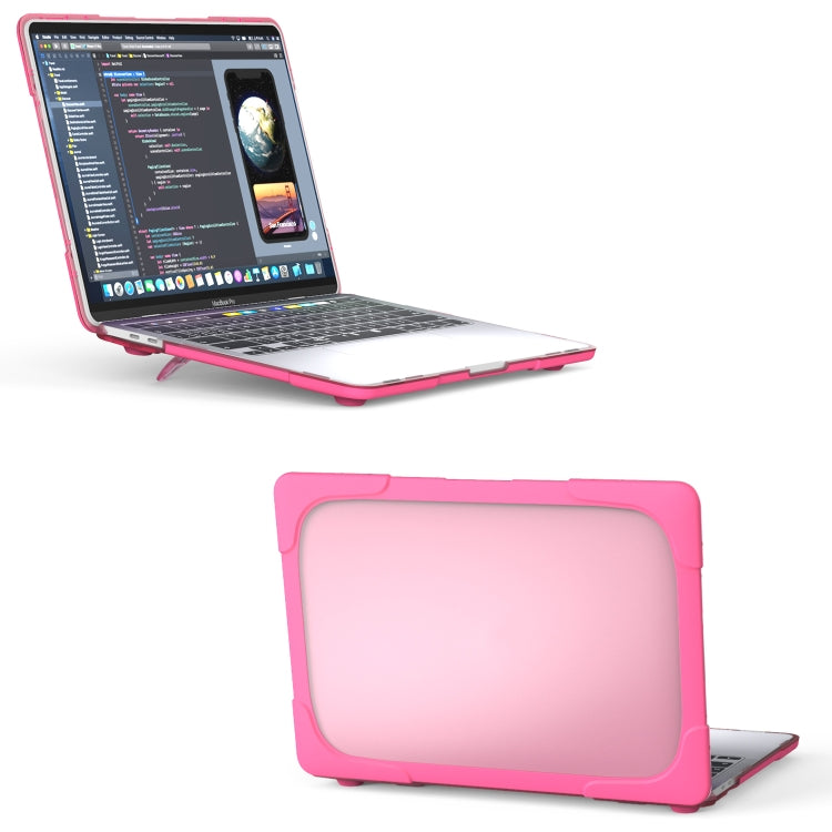 適用於 MacBook Pro 13 吋 2022 & A2289 / A2251 / A2338 2020 PC + TPU 雙色筆記型電腦保護殼