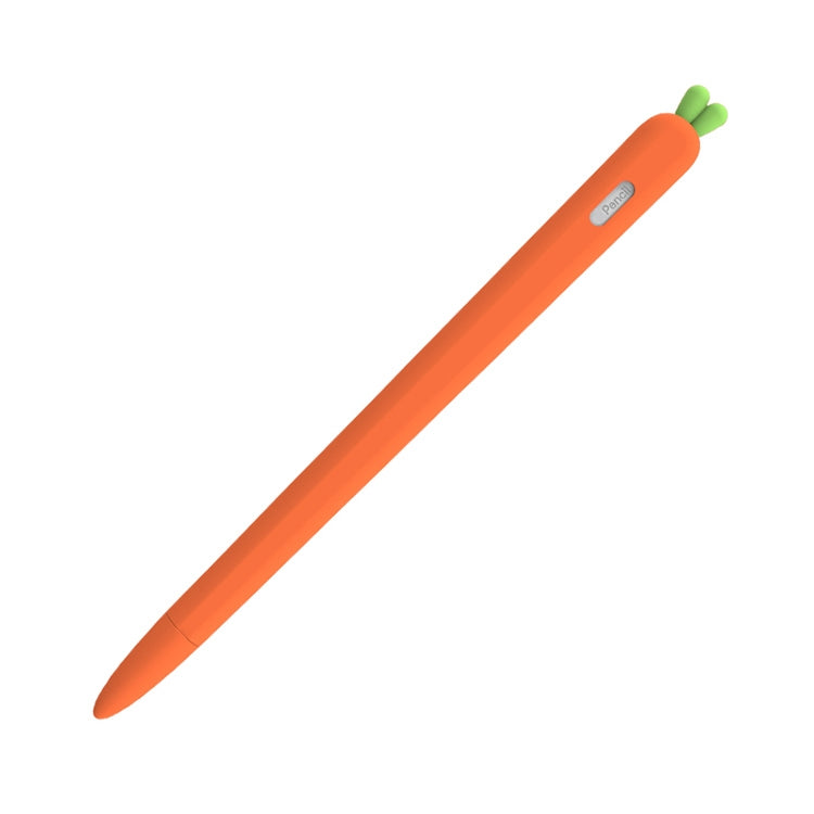 LOVE MEI 蘋果筆 2 胡蘿蔔造型觸控筆矽膠保護套，適用於 Apple Pencil 2