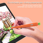 LOVE MEI 蘋果筆 2 胡蘿蔔造型觸控筆矽膠保護套，適用於 Apple Pencil 2