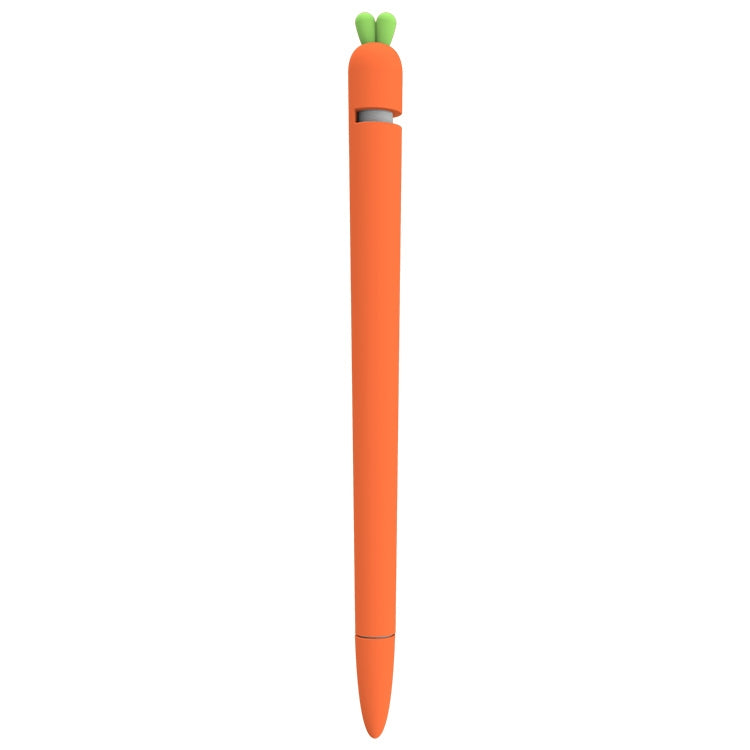 LOVE MEI 蘋果 Pencil 1 胡蘿蔔造型觸控筆矽膠保護套，適用於 Apple Pencil 1