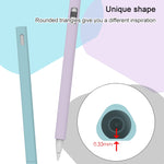 LOVE MEI 蘋果 Pencil 1 三角形觸控筆矽膠保護套，適用於 Apple Pencil 1