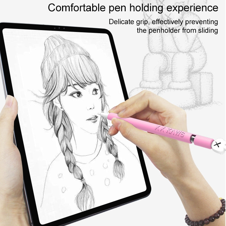 LOVE MEI 蘋果 Pencil 2 中指造型觸控筆矽膠保護套，適用於 Apple Pencil 2