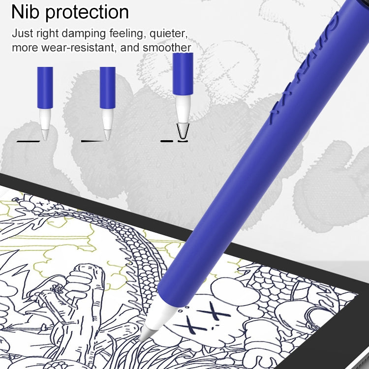 LOVE MEI 蘋果 Pencil 2 中指造型觸控筆矽膠保護套，適用於 Apple Pencil 2