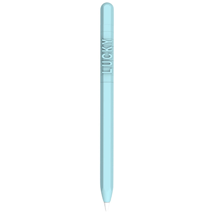 LOVE MEI 蘋果 Pencil 1 數字字母設計觸控筆矽膠保護套，適用於 Apple Pencil 1