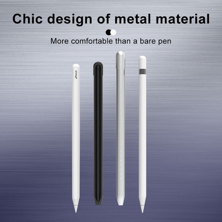 金屬霧面防滑觸控筆保護套，適用於 Apple Pencil 2，適用於 Apple Pencil 2