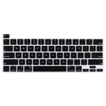 防塵矽膠筆記型電腦鍵盤保護膜，適用於 MacBook Pro 16 吋 A2141 及 Pro 13.3 吋 A2251 / A2289 / A2338 (2020)，適用於 MacBook Pro 16 吋 A2141（黑色），適用於 MacBook Pro 16 吋 A2141（白色）