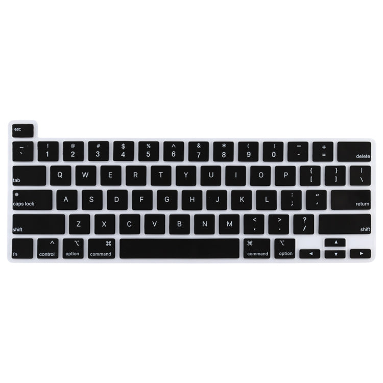 防塵矽膠筆記型電腦鍵盤保護膜，適用於 MacBook Pro 16 吋 A2141 及 Pro 13.3 吋 A2251 / A2289 / A2338 (2020)，適用於 MacBook Pro 16 吋 A2141（黑色），適用於 MacBook Pro 16 吋 A2141（白色）