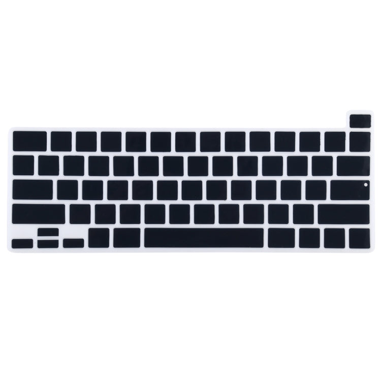 防塵矽膠筆記型電腦鍵盤保護膜，適用於 MacBook Pro 16 吋 A2141 及 Pro 13.3 吋 A2251 / A2289 / A2338 (2020)，適用於 MacBook Pro 16 吋 A2141（黑色），適用於 MacBook Pro 16 吋 A2141（白色）