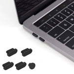 ENKAY 5 合 1 防塵塞，適用於 MacBook 12 吋 / MacBook Pro 13.3 / 15.4 吋 (2016/2017) 充電埠