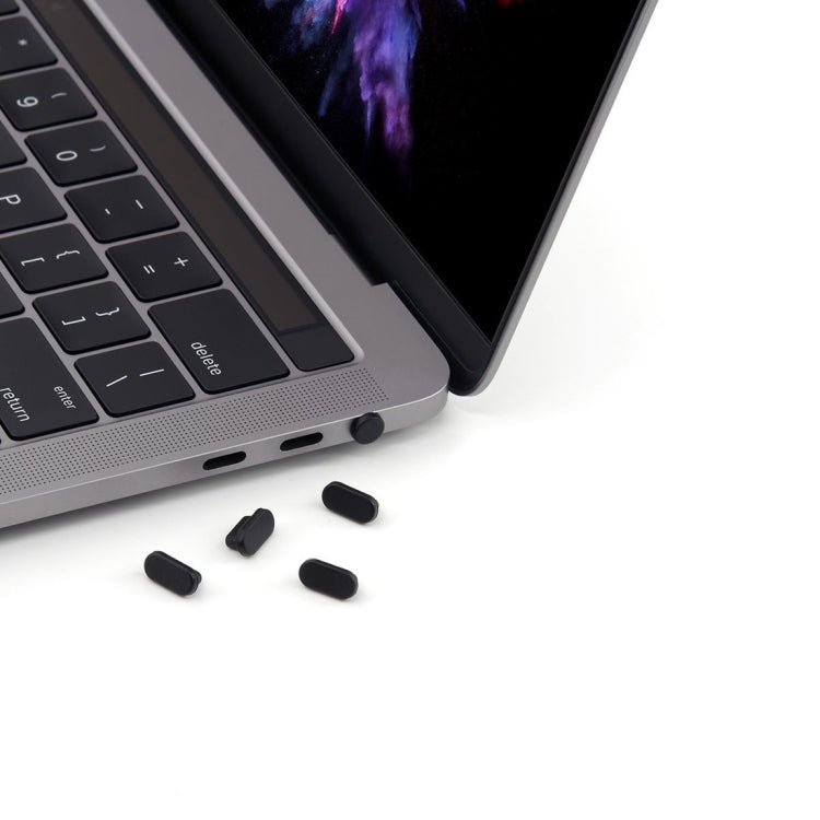 ENKAY 5 合 1 防塵塞，適用於 MacBook 12 吋 / MacBook Pro 13.3 / 15.4 吋 (2016/2017) 充電埠