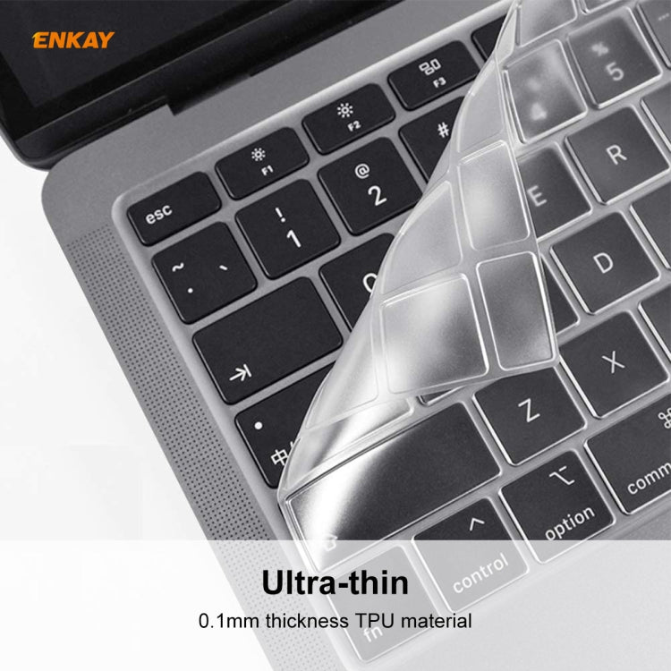 適用於 MacBook Air 13.3 吋 A1932 2018 ENKAY Hat-prince 美國版筆記型電腦超薄 TPU 鍵盤保護膜