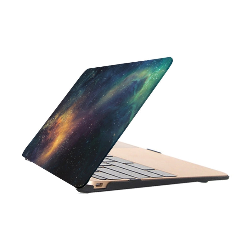 適用於 MacBook Pro Retina 12 吋 星空圖案 蘋果筆記型電腦水貼 PC 保護殼