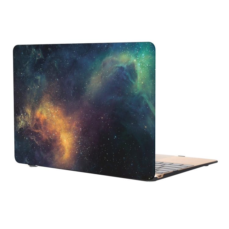 適用於 MacBook Pro Retina 12 吋 星空圖案 蘋果筆記型電腦水貼 PC 保護殼