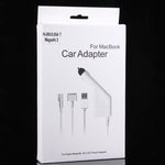 45W 14.85V 3.05A 5針 T型 MagSafe 2 車用充電器，帶1個 USB 埠，適用於 Apple MacBook A1466 / A1436 / A1465 / A1435 / MD224 / MD231 / MD761 / MD711，長度：1.7米，45W 14.85V 3.05A