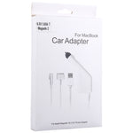 60W 16.5V 3.65A 5針 T型 MagSafe 2 車用充電器，帶1個 USB 埠，適用於 Apple MacBook A1465 / A1502 / A1435 / MD212 / MD2123 / MD662，長度：1.7米