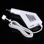 85W 20V 4.25A 5 針 T 型 MagSafe 2 車用充電器，附 1 個 USB 埠，適用於 Apple Macbook A1398 / A1424 / MC975 / MC976 / ME664 / ME665，長度：1.7m，85W 20V 4.25A