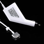 85W 20V 4.25A 5 針 T 型 MagSafe 2 車用充電器，附 1 個 USB 埠，適用於 Apple Macbook A1398 / A1424 / MC975 / MC976 / ME664 / ME665，長度：1.7m，85W 20V 4.25A