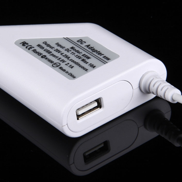 85W 20V 4.25A 5 針 T 型 MagSafe 2 車用充電器，附 1 個 USB 埠，適用於 Apple Macbook A1398 / A1424 / MC975 / MC976 / ME664 / ME665，長度：1.7m，85W 20V 4.25A