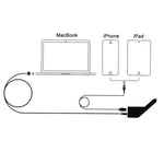 85W 20V 4.25A 5 針 T 型 MagSafe 2 車用充電器，附 1 個 USB 埠，適用於 Apple Macbook A1398 / A1424 / MC975 / MC976 / ME664 / ME665，長度：1.7m，85W 20V 4.25A