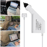 85W 20V 4.25A 5 針 T 型 MagSafe 2 車用充電器，附 1 個 USB 埠，適用於 Apple Macbook A1398 / A1424 / MC975 / MC976 / ME664 / ME665，長度：1.7m，85W 20V 4.25A