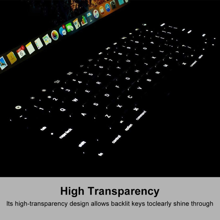 ENKAY TPU 鍵盤保護膜 適用於 2015 MacBook 12 吋 (A1534) / MacBook Pro 13.3 吋無 Touch Bar (A1708)，歐洲版，EU 版本
