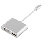 4 合 1 USB / Type-C 轉 4K HDMI + VGA + USB 3.0 介面多功能轉接器