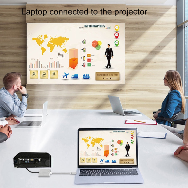4 合 1 USB / Type-C 轉 4K HDMI + VGA + USB 3.0 介面多功能轉接器