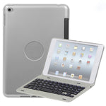 F1+ 適用於 iPad mini 5 / 4 筆記本版本塑料藍牙鍵盤平板保護套