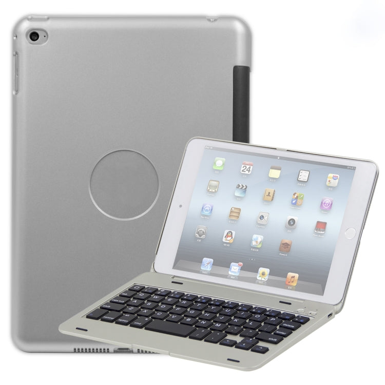 F1+ 適用於 iPad mini 5 / 4 筆記本版本塑料藍牙鍵盤平板保護套