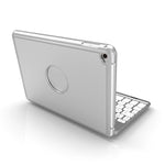 F8SM+ Laptop Version Colorful Backlit Aluminum Alloy Bluetooth Keyboard Tablet Case For iPad mini 4 / mini 5