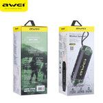 awei Y280 IPX4 藍牙喇叭行動電源，強化低音，內建麥克風，支援 FM / USB / TF 卡 / AUX，Y280