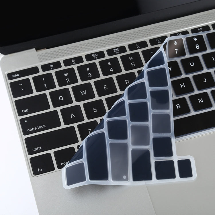 防塵矽膠筆記型電腦鍵盤保護膜，適用於 MacBook Pro 13.3 吋 2022，黑色款，白色款
