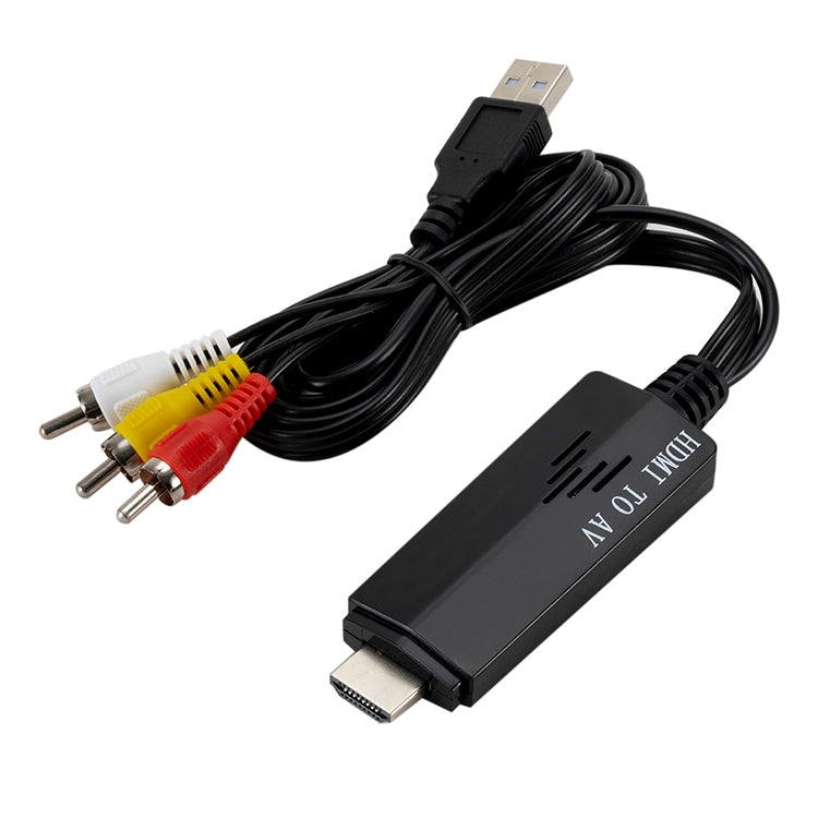 HDMI轉RCA 1080P轉換器適配線