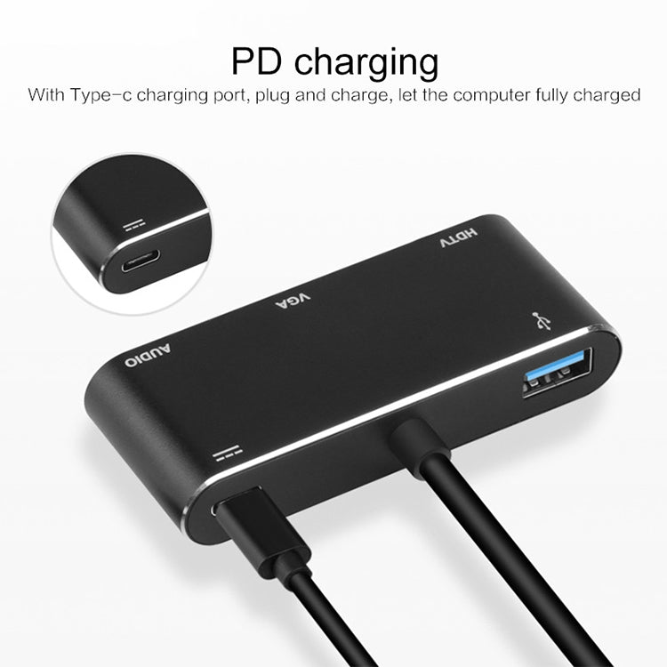 USB-C / Type-C 轉 HDMI / VGA / USB 3.0 / PD 轉換器
