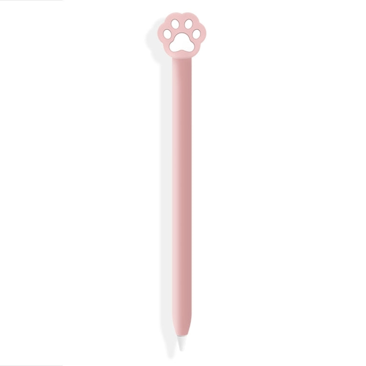 Apple Pencil 2 可愛卡通矽膠保護套（貓爪粉紅），適用於 Apple Pencil 2